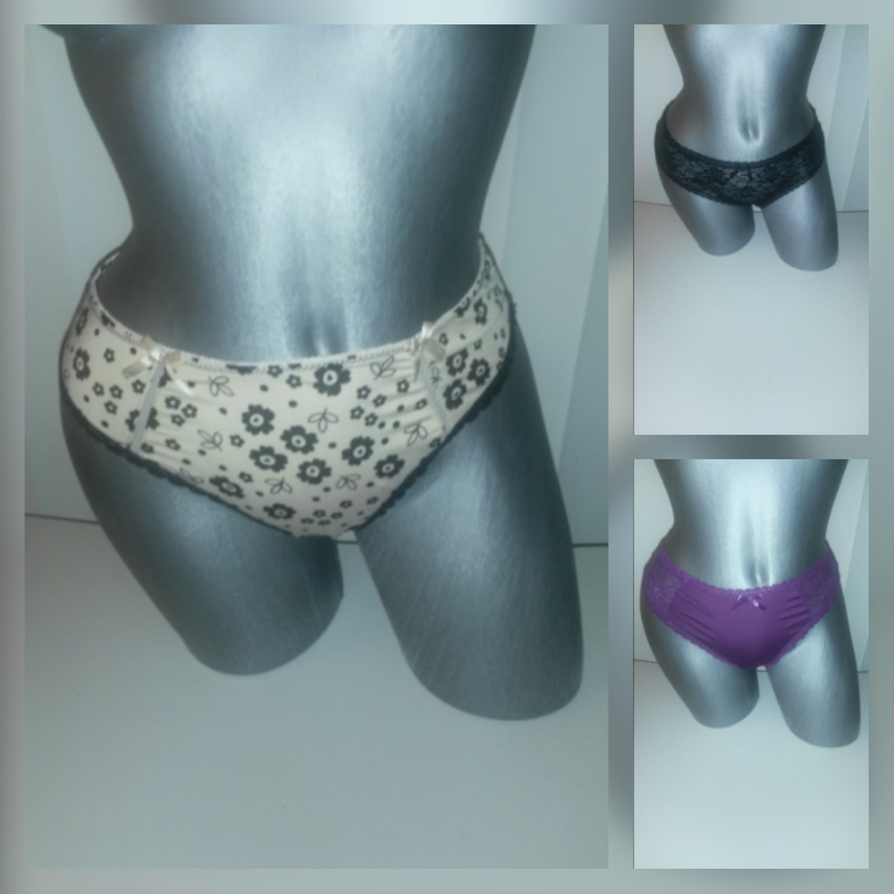 Lace Trimmed Bikini Set